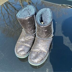 Sequin UGGS Blue